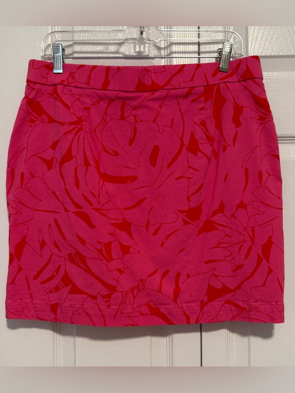 Rafaella Pink and Red Floral Skort